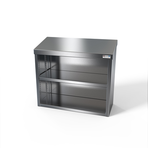 NBR Equipment WCO-1548 48" Stainless Steel Open Front Wall Mount Cabinet