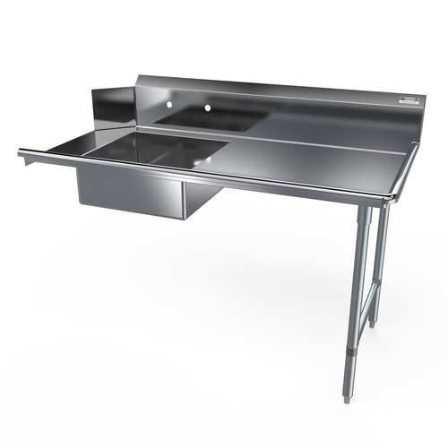 NBR Equipment SDT-36R 36" Soiled Straight Economy Dishtable