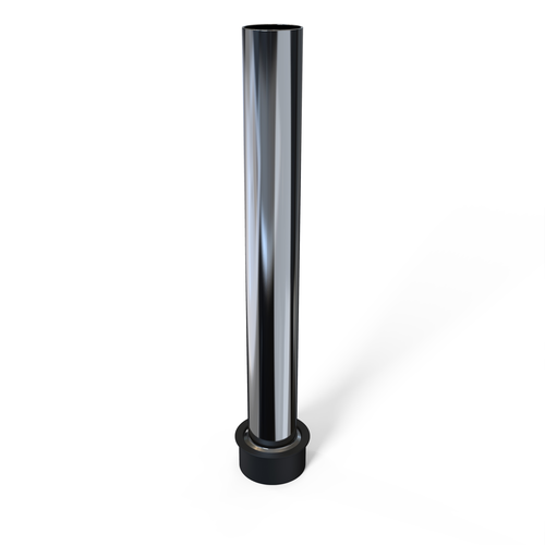 NBR Equipment SP-10 10" H Brass Overflow Tube