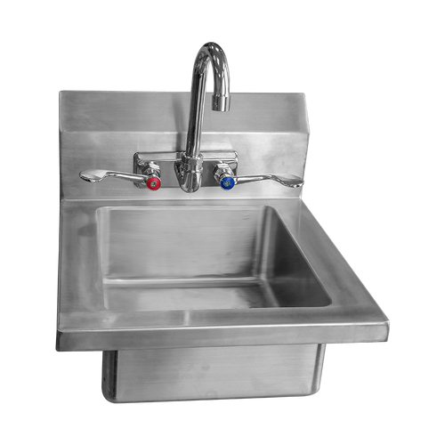 Atosa MRS-HS-14(W) 14" W Stainless Steel Wall Mount MixRite Hand Sink