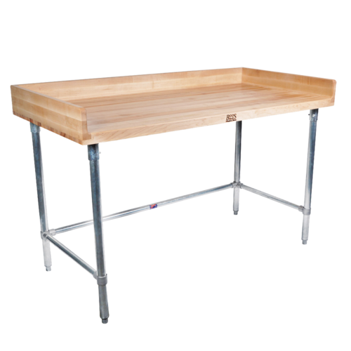 John Boos DSB14 96"W x 36"D With Stainless Steel Legs Baker's Top Work Table