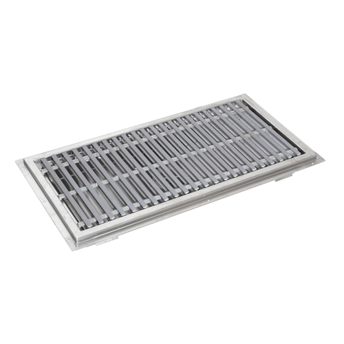John Boos FTFG-1224 24" W x 12" D 14 Ga. Stainless Steel Floor Trough