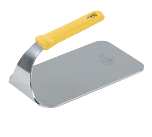 Vollrath 50665 1.6 Lbs. Yellow Silicone Handle Stainless Steel Flat Surface Steak Weight