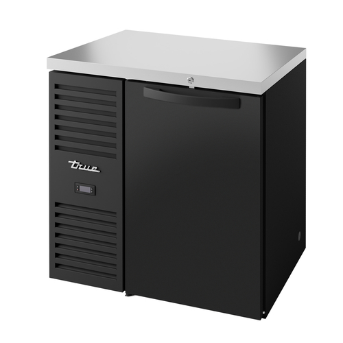 True TBR32-RISZ1-L-B-S-1 32" W Stainless Steel Solid Refrigerated Back Bar Cooler