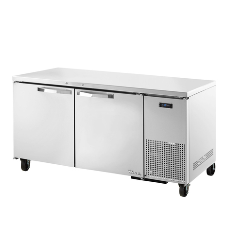 True TUC-67F-HC~SPEC3 67.25" W Stainless Steel SPEC SERIES Deep Undercounter Freezer - 115 Volts