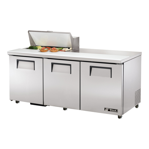 True TSSU-72-08-ADA-HC 72.38" W Three Section Sandwich/Salad Unit - 115 Volts