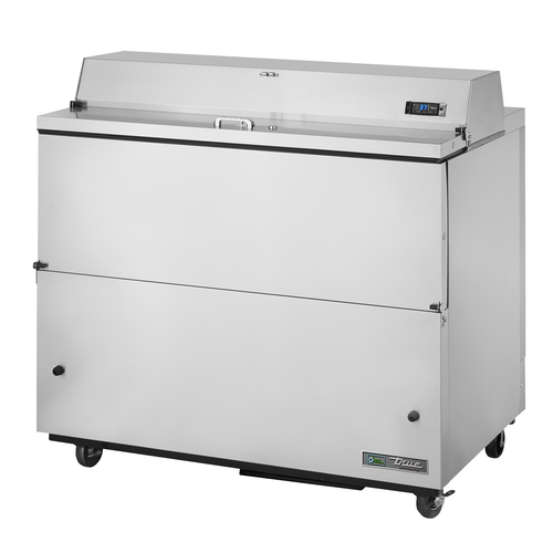 True TMC-49-S-HC 49" W Forced-Air Single Mobile Milk Cooler - 115 Volts
