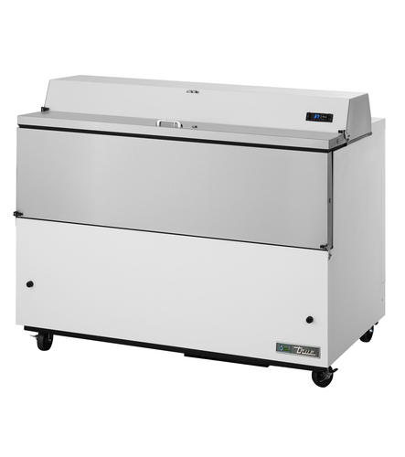 True TMC-49-SS-HC 49" W Forced-Air Single Mobile Milk Cooler - 115 Volts