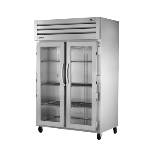 True STA2R-2G-HC 2 Glass Doors 2 Section Reach-In SPEC SERIES Refrigerator - 115 Volts