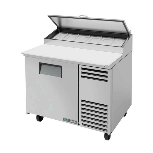 True TPP-AT-44-HC 44.75" W Stainless Steel Cover One Section Pizza Prep - 115 Volts