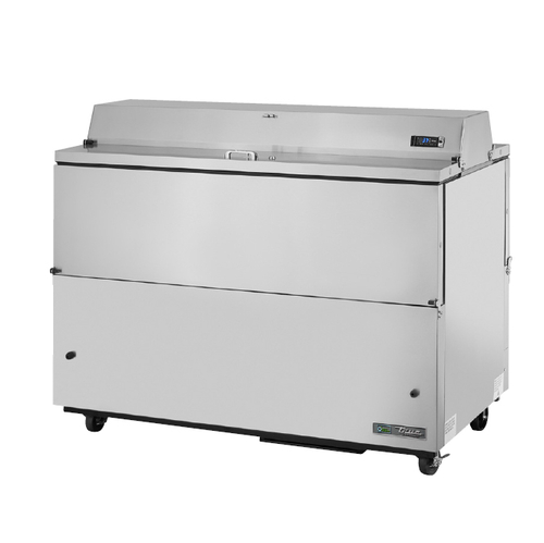 True TMC-58-S-DS-HC 58" W Forced-Air Dual Mobile Milk Cooler - 115 Volts