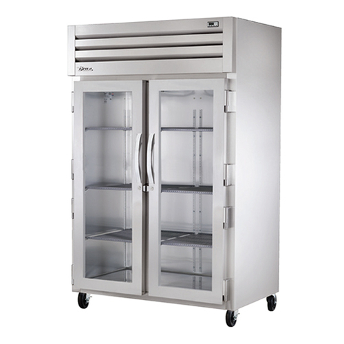 True STR2R-2G-HC 2 Glass Doors 2 Section Reach-In SPEC SERIES Refrigerator - 115 Volts