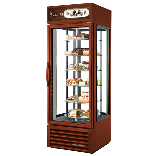 True G4SM-23RGS~TSL01 24.5" W Vertical Specialty Merchandiser - 115Volts