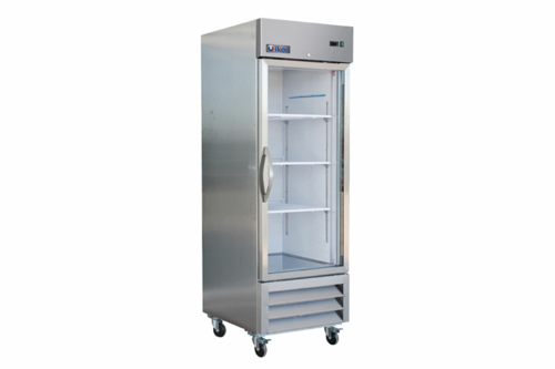 MVP Group IB27RG 19 Cu. Ft. Stainless Steel Front and Sides 1 Section Reach-In IKON Refrigerator - 115 Volts