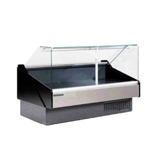 MVP Group KFM-FG-120-S 117" W Stainless Steel Full Service Hydra-Kool Fresh Meats or Deli Case