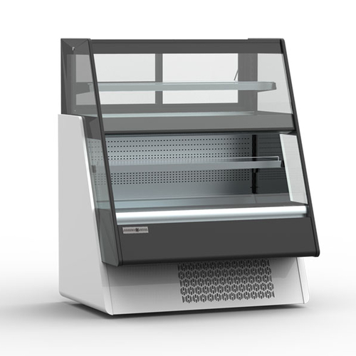 MVP Group KGL-OU-60-S 59.7" W Vertical Hydra-Kool Grab-N-Go Open Over-Under Merchandiser - 115 Volts