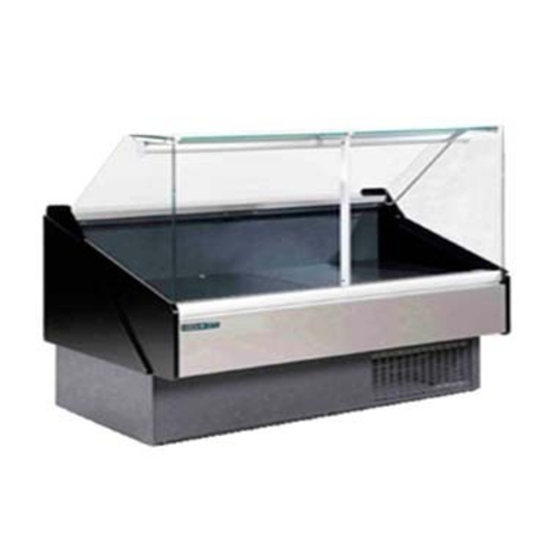 MVP Group KFM-FG-100-R 101.2" W Stainless Steel Full Service SPECIAL ORDER Hydra-Kool Fresh Meats or Deli Case