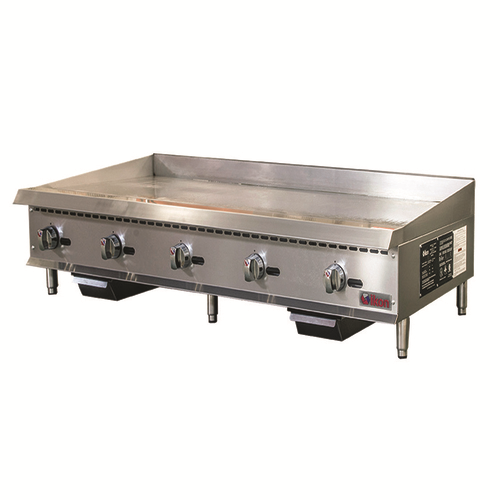 MVP Group IMG-60 60" W Stainless Steel Manual Control Gas Countertop Ikon Griddle - 150,000 BTU