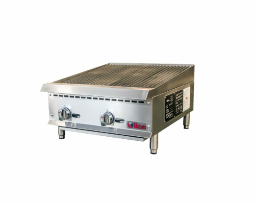 MVP Group IRB-24-LP Stainless Steel Liquid Propane IKON Cooking Radiant Broiler - 70,000 BTU