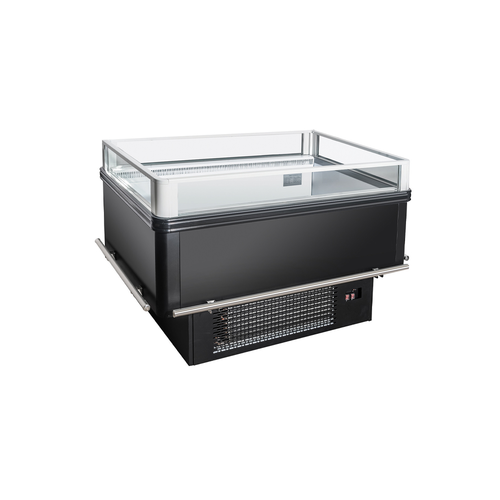 MVP Group KII 350 80" W Island Hydra-Kool High Volume Refrigerated Open Merchandiser - 115 Volts