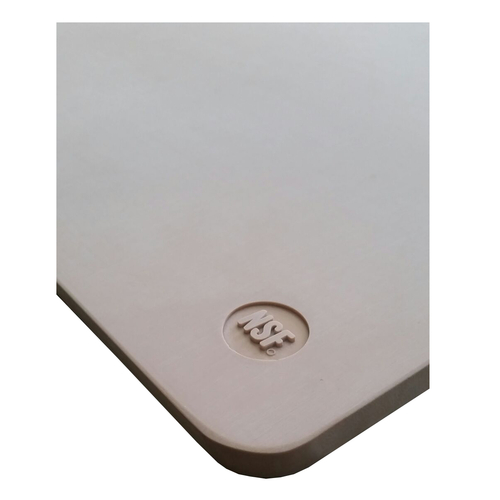 Axia RCB182412 24" W x 18" D x 0.5" Thick Beige Rubber Cutting Board