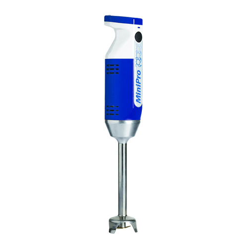 Dynamic MX070.11 Blue and White Stainless Steel Shaft Hand-Held MiniPro Mixer - 115 Volts