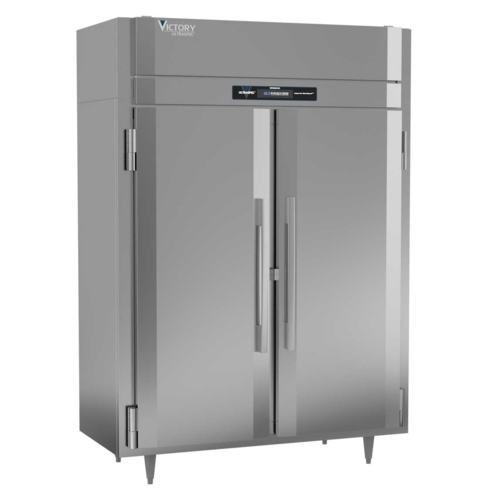 Victory RSA-2N-S1-HC 58.38" W Stainless Steel Exterior Solid Door UltraSpec Series Refrigerator - 115 Volts