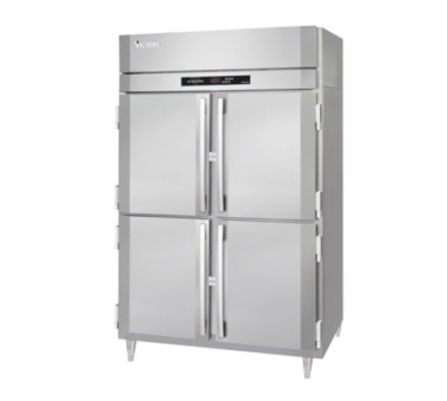 Victory RSA-2D-S1-PT-HD-HC 52.13" W Top Mounted Stainless Steel Exterior Pass-Thru UltraSpec Series Refrigerator - 115 Volts
