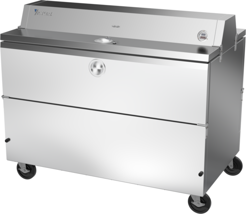 Victory VMCFD58-1-S-HC 58" W All Stainless Steel School Milk Cooler - 120 Volts