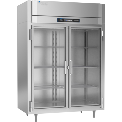 Victory RS-2D-S1-EW-G-HC 58.38" W Top Mounted All Stainless Steel Exterior Reach-In UltraSpec Series Refrigerator - 115 Volts