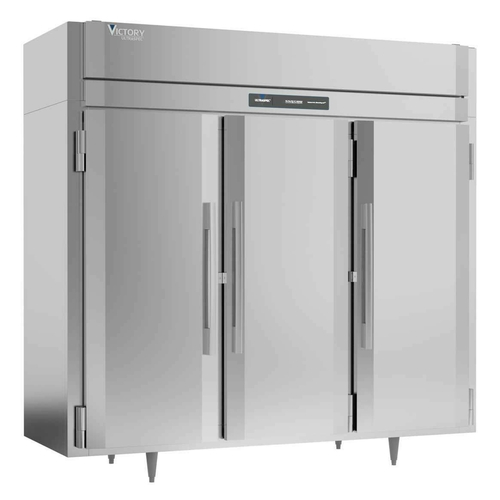 Victory RS-3D-S1-EW-HC 85.5" W Stainless Steel Exterior Solid Door UltraSpec Series Refrigerator - 115 Volts