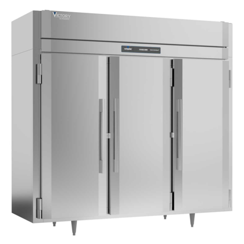 Victory RS-3D-S1-EW-HC 85.5" W Stainless Steel Exterior Solid Door UltraSpec Series Refrigerator - 115 Volts