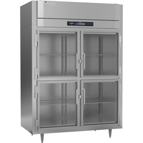 Victory RS-2D-S1-EW-HG-HC 58.38" W Top Mounted All Stainless Steel Exterior Reach-In UltraSpec Series Refrigerator - 115 Volts
