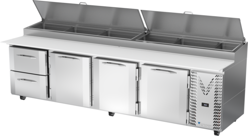 Victory VPPD46HC-3 46.13" W 2 Drawers Pizza Prep Table - 115 Volts