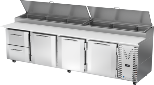 Victory VPPD46HC-3 46.13" W 2 Drawers Pizza Prep Table - 115 Volts