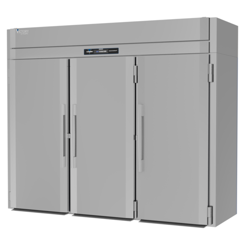 Victory RIS-3D-S1-PT-HC 101.25" W Stainless Steel Exterior UltraSpec Series Refrigerator - 115 Volts