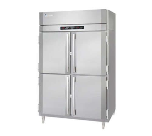 Victory RS-2D-S1-EW-PT-HD-HC 58.38" W Top Mounted Stainless Steel Exterior Pass-Thru UltraSpec Series Refrigerator - 115 Volts