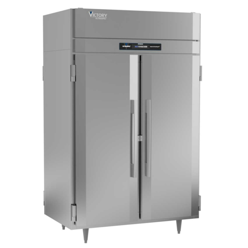Victory RS-2D-S1-PT-HC 52.13" W Top Mounted Stainless Steel Exterior Pass-Thru UltraSpec Series Refrigerator - 115 Volts