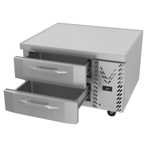 Victory CBR36HC 36" W 2 Drawers Chef Base Refrigerator - 115 Volts
