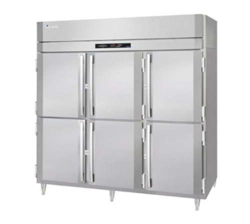 Victory RS-3D-S1-PT-HD-HC 77.75" W Top Mounted Stainless Steel Exterior Pass-Thru UltraSpec Series Refrigerator - 115 Volts