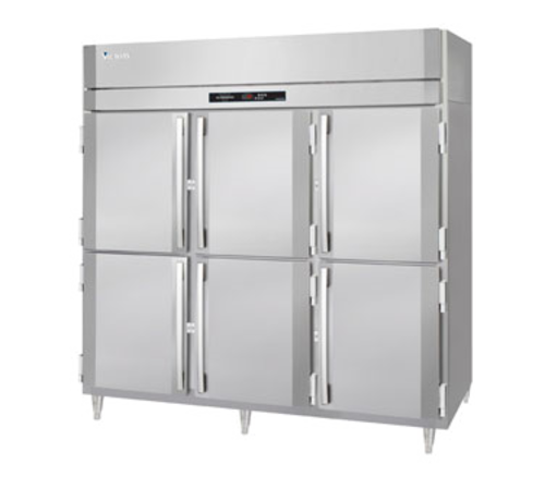 Victory RSA-3D-S1-EW-PT-HD-HC 85.5" W Top Mounted Stainless Steel Exterior Pass-Thru UltraSpec Series Refrigerator - 115 Volts