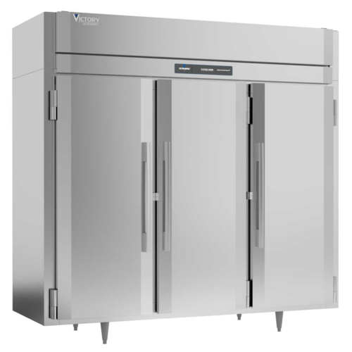 Victory RSA-3D-S1-EW-HC 85.5" W Stainless Steel Exterior Solid Door UltraSpec Series Refrigerator - 115 Volts