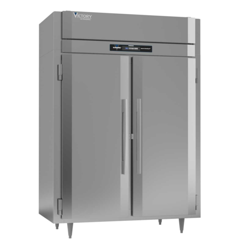 Victory RSA-2D-S1-EW-HC 58.38" W Stainless Steel Exterior Solid Door UltraSpec Series Refrigerator - 115 Volts