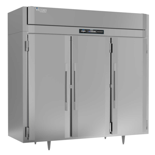 Victory RS-3D-S1-EW-PT-HC 85.5" W Top Mounted Stainless Steel Exterior Pass-Thru UltraSpec Series Refrigerator - 115 Volts