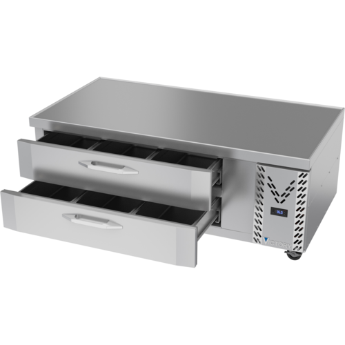 Victory CBF60HC 60" W 2 Drawers Chef Base Freezer - 115 Volts