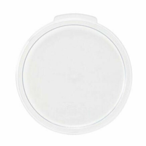 Omcan USA 80188 Clear Polycarbonate Round Food Storage Container Lid for 1 Qt. Container