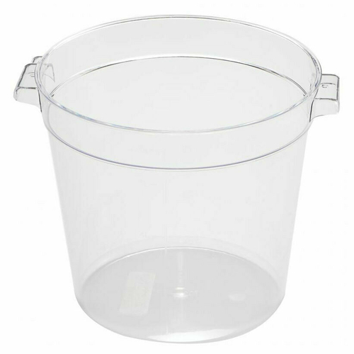 Omcan USA 80171 4 Qt. Clear Polycarbonate Round Food Storage Container