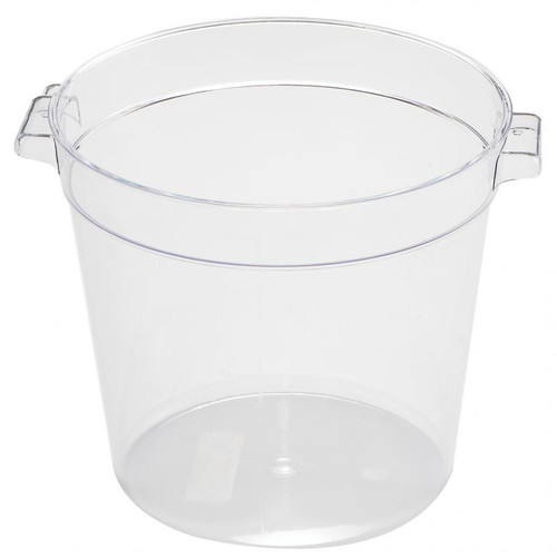 Omcan USA 80171 4 Qt. Clear Polycarbonate Round Food Storage Container