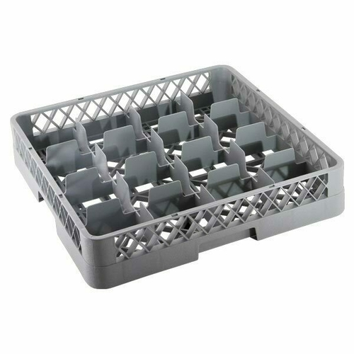 Omcan USA 43501 19.7" H x 19.7" W x 4" D 16 Compartments Dishwasher Glass Rack