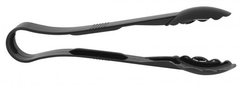 Omcan USA 80159 12" Black Polycarbonate Serving Tongs